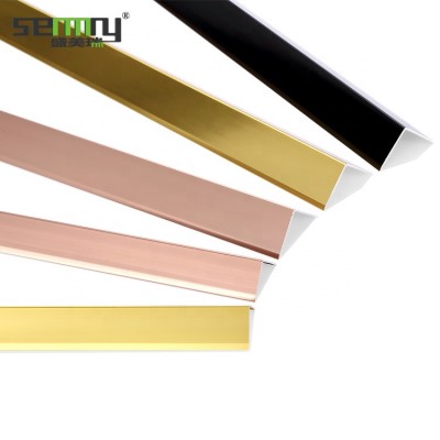 Newest Hot Modern Design Aluminum Alloy Wall Tile Trim Accessories L Shape Extruded Aluminium For Decoration