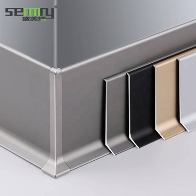 Aluminum Skirting Board Protectors Waterproof Baseboard Accessories